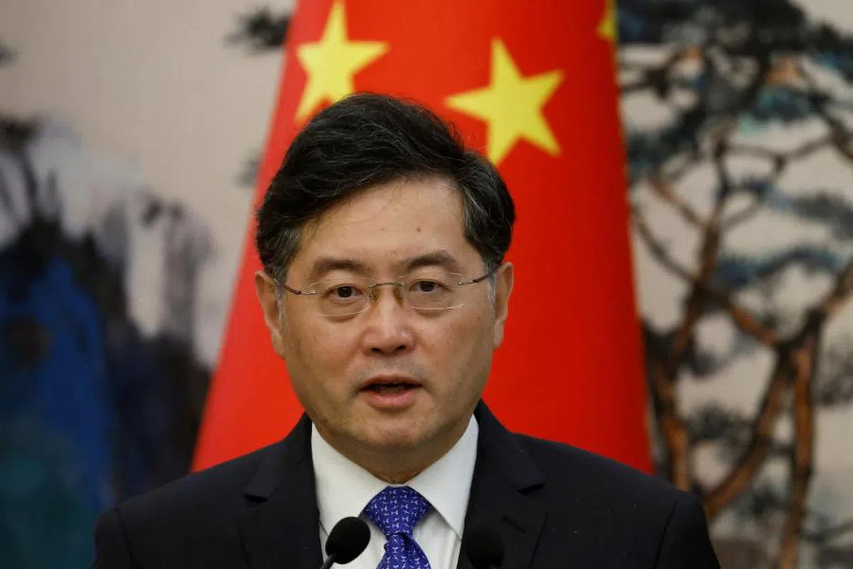 有消息称秦刚是因为婚外情问题而被调查落马。（路透社）