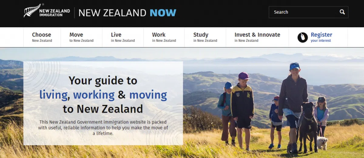  今年6月有超过11万人次的美国用户浏览了新西兰移民局网站。（网站截图） 