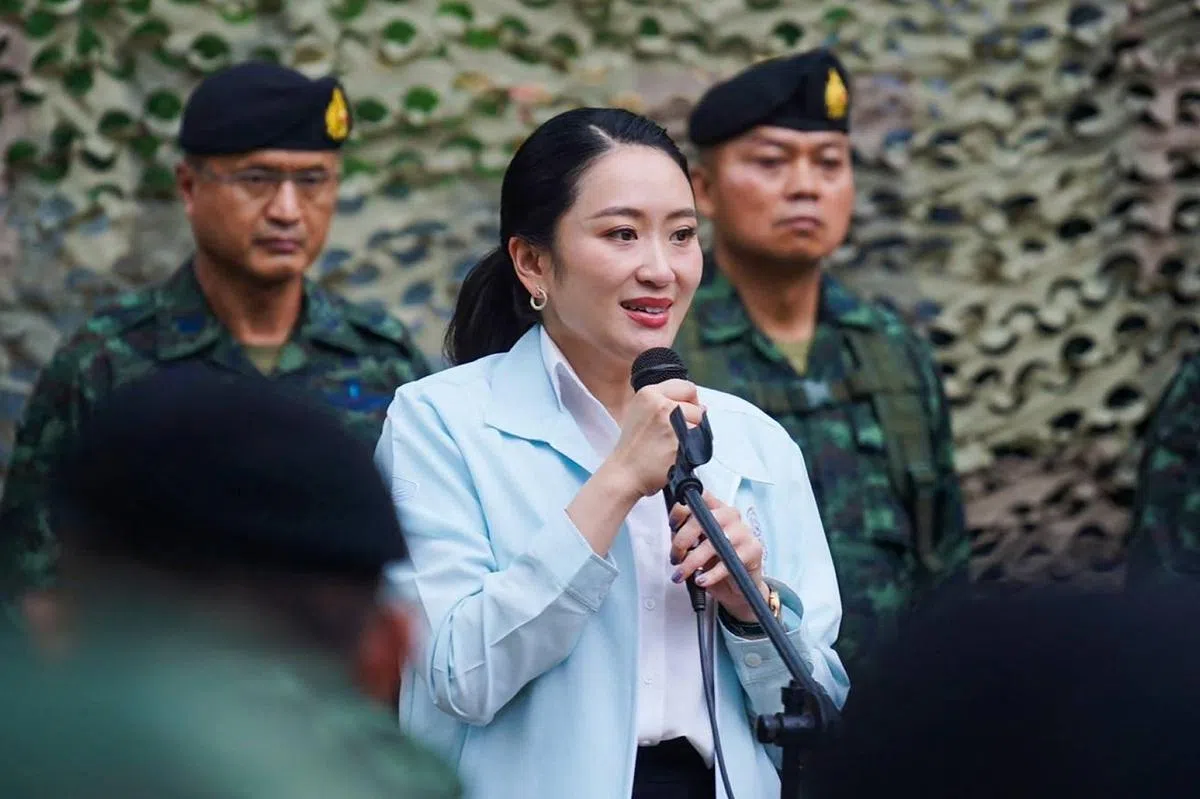 泰国首相佩通坦。（法新社）