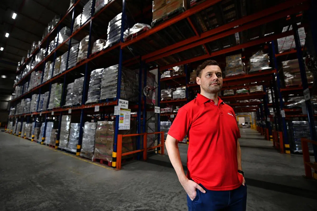  RedMart网购平台食品杂货店负责人Richard Ruddy。（海峡时报） 