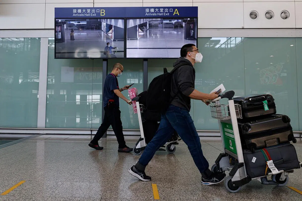 香港本周通报感染XBB.1变异毒株的冠病病例，据报道是输入型病例。（路透社）