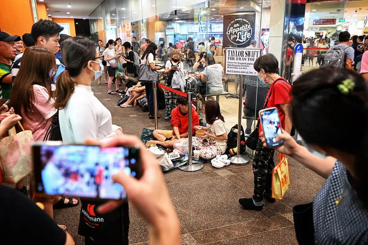 泰勒丝明年来新开唱，演唱会门票几个月前开卖时掀起抢票热潮。（海峡时报）