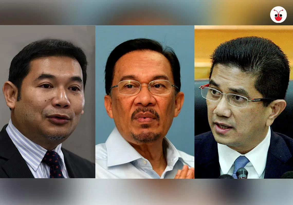 拉菲兹、安华与阿兹敏。（曾庆祥制图）