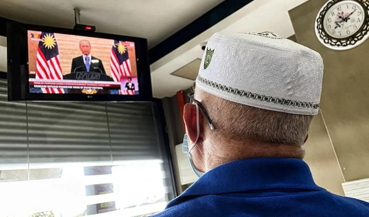 慕尤丁上台后，抗疫政策总体上做得不错。（马新社）