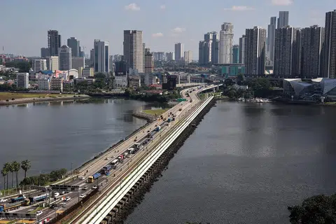 新柔长堤在2024年6月28日迎来开通100周年纪念。（联合早报）