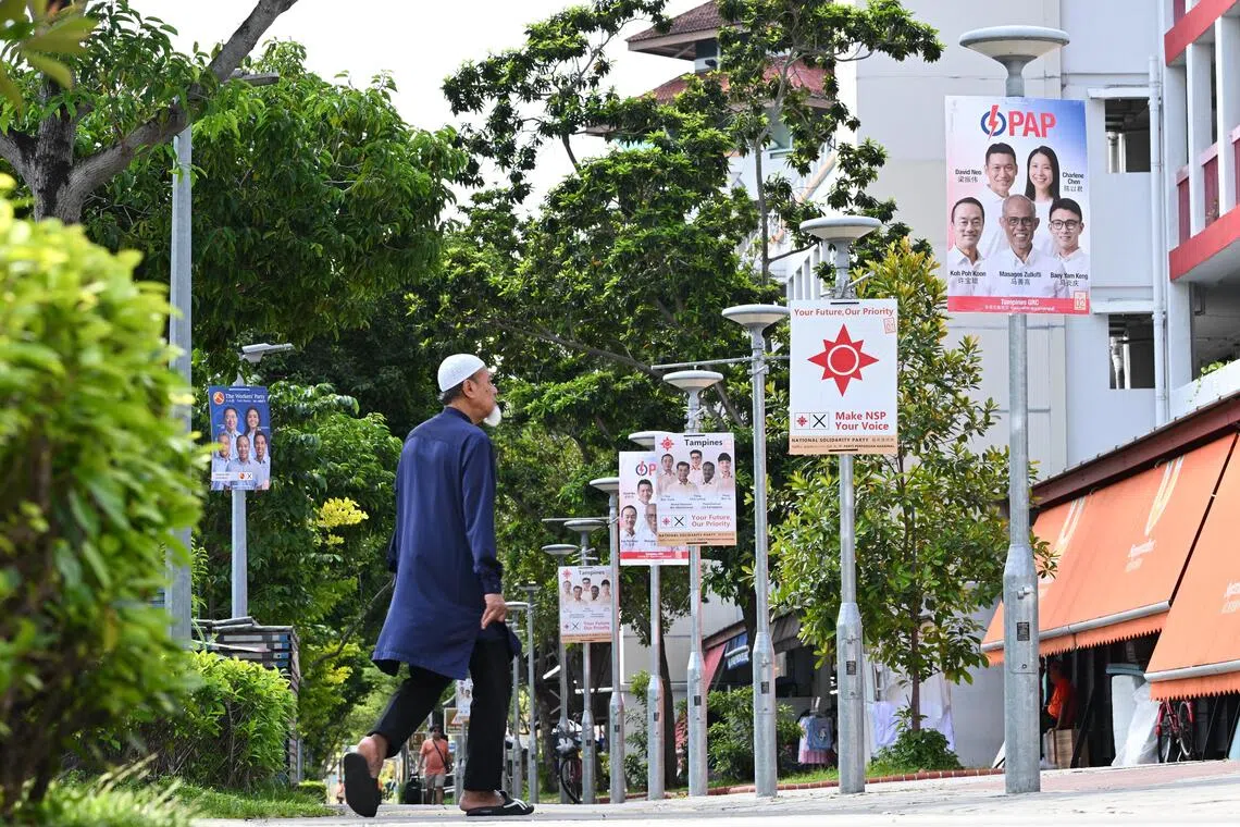 今年5月大选期间，居住在马来西亚的新加坡回教师努尔德罗斯（Noor Deros）在社交媒体向淡滨尼集选区选民喊话：把选票投给工人党的马来参选人费沙，而不是投给人民行动党的马来参选人马善高。