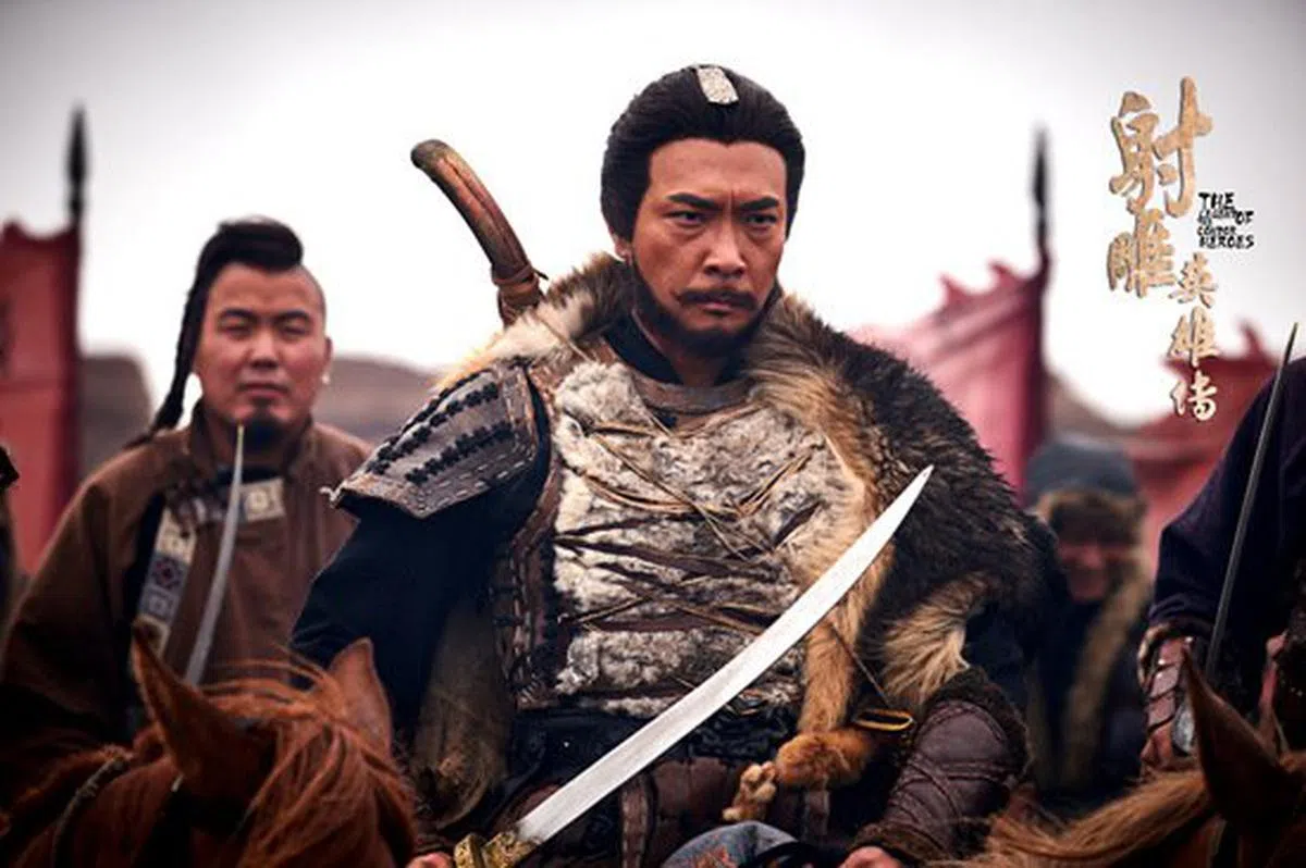  《射雕英雄传》中饰演成吉思汗一角。 