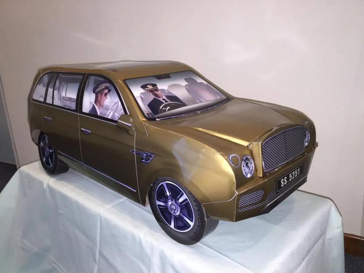  2016年的宾利（Bentley）跑车。（联合晚报） 