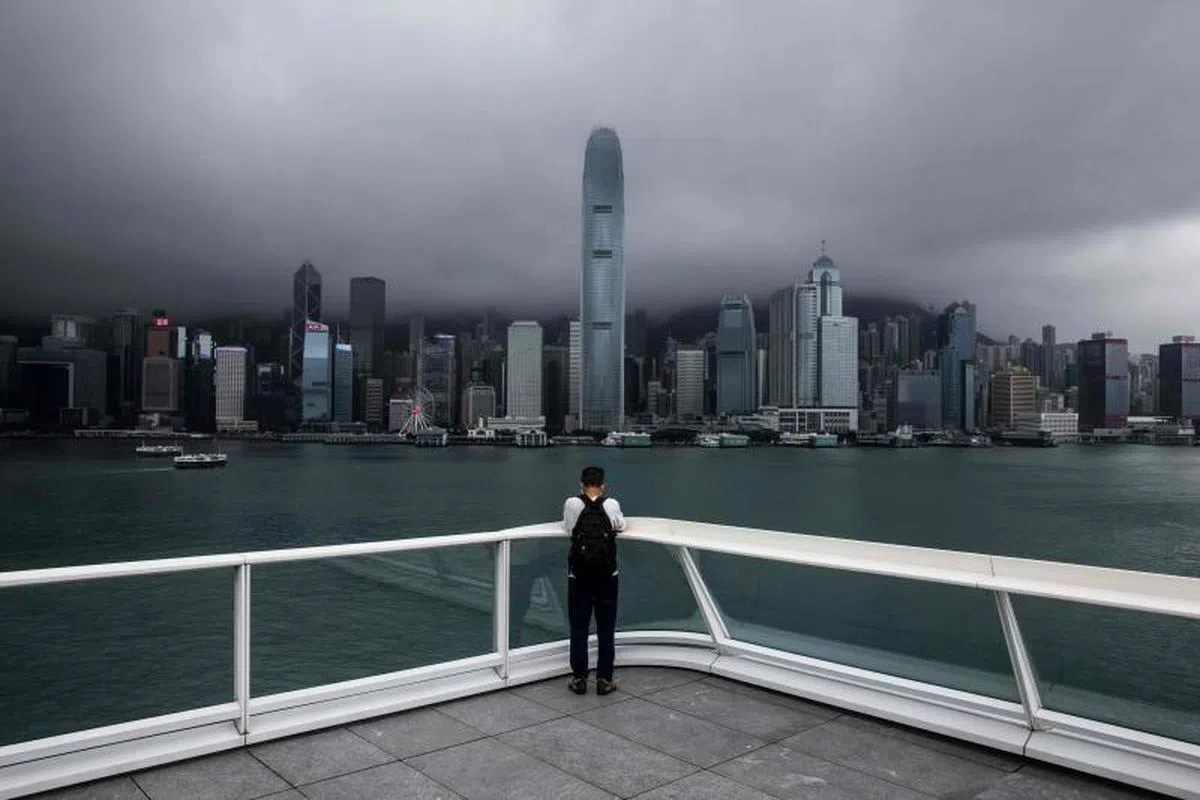 香港明年会更好？图为维多利亚港。（法新社）