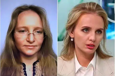 俄罗斯总统普京的两名女儿遭美国制裁。（海峡时报）