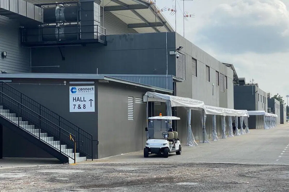 新加坡博览中心的会聚@樟宜（Connect @ Changi）是本地其中一个社区护理设施。（海峡时报）