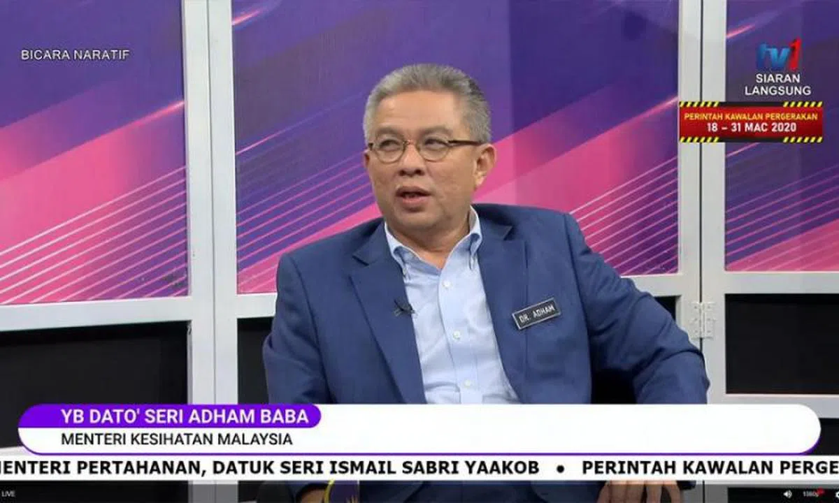  阿汉峇峇自发表“温水论”后几乎从马国卫生部的疫情记者会上消失匿迹。（当今大马） 