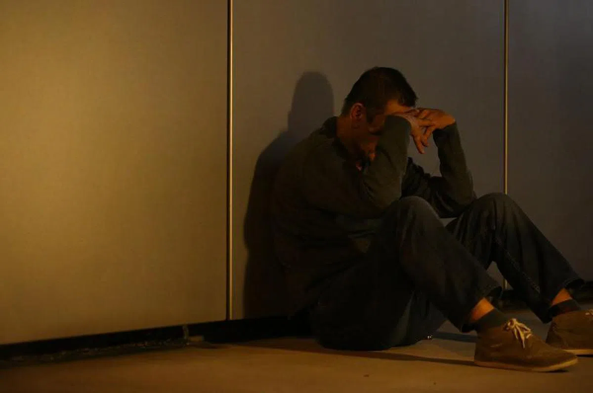  有39%的受访者表示自己曾有过自杀的念头。（新报示意图） 