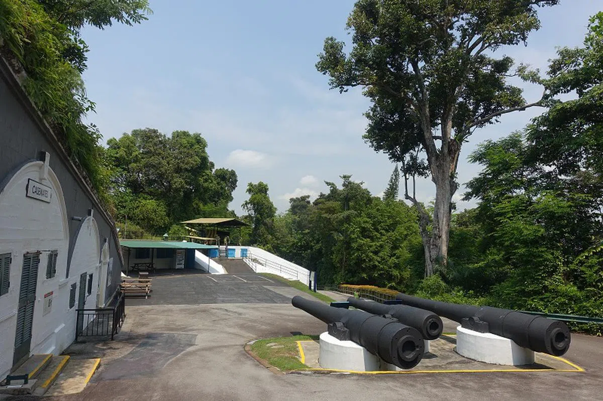  西乐索炮台（Fort Siloso）。（圣淘沙官网） 