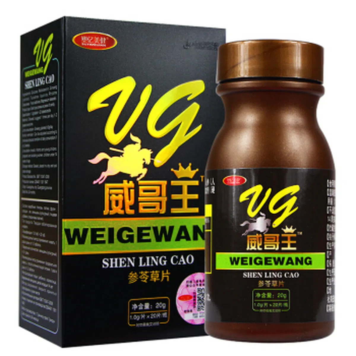  难道这也是代言？包装上还有一匹马呢。（取自互联网） 