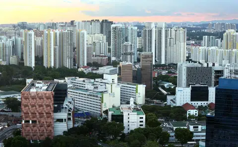 新加坡组屋。（联合早报）