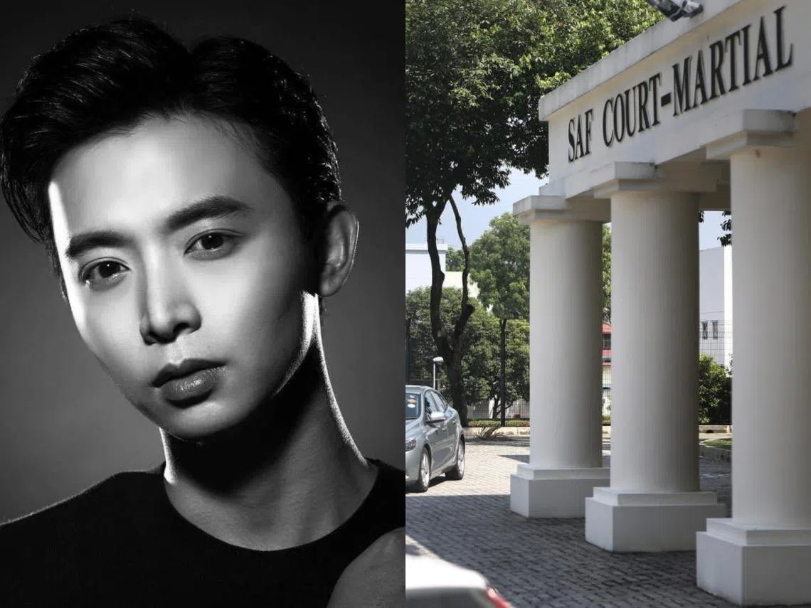 事发时和冯伟衷在榴弹炮车内的两名军人今早被控上军事法庭。（侯佩瑜制图）