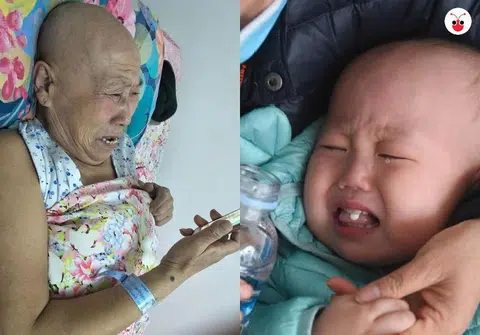 奶奶想海海的时候就会和他视频。（快手截图）