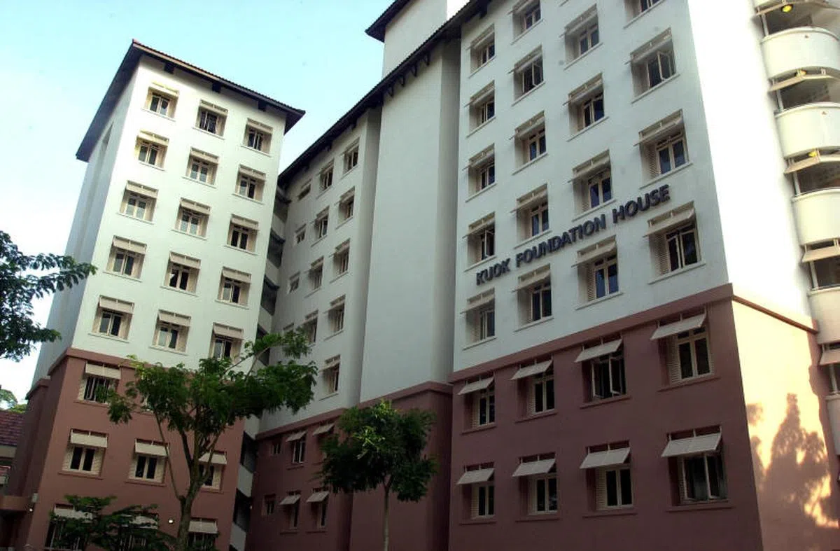  郭氏基金宿舍内，男生女生分开住在不同楼层。（新明日报档案照） 