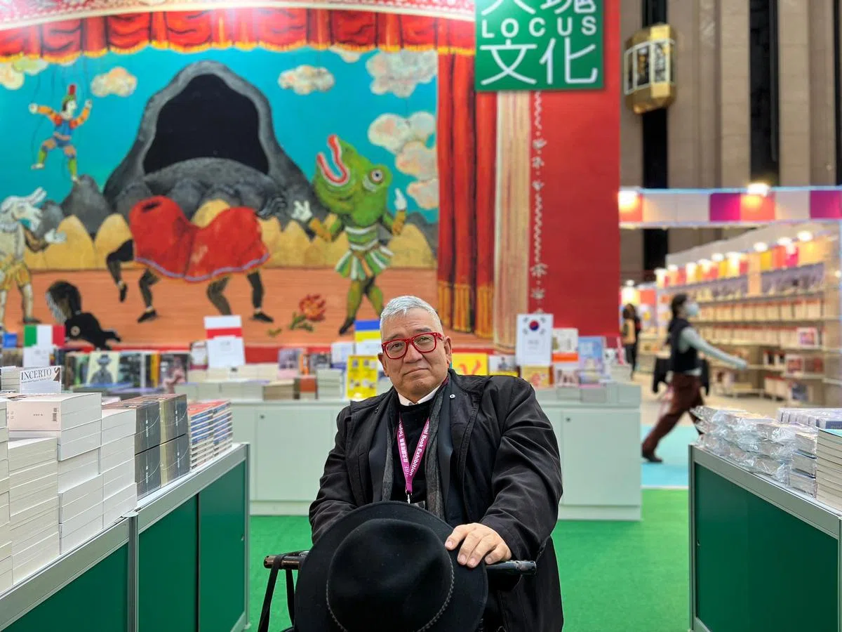 大块文化的董事长郝明义。（叶孝忠摄）