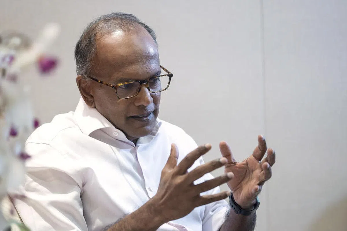  内政部兼律政部长尚穆根。（彭博社） 