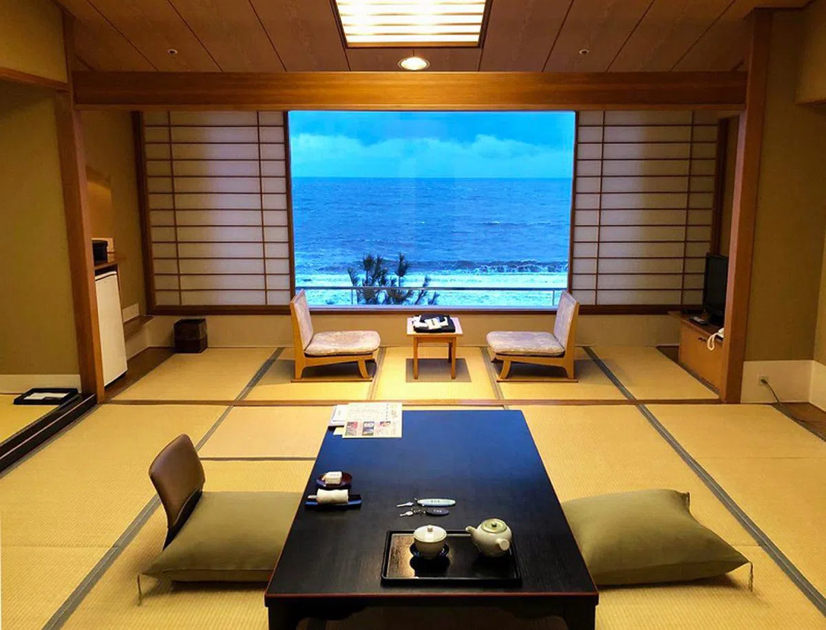 传统日式旅店。（新报示意图）