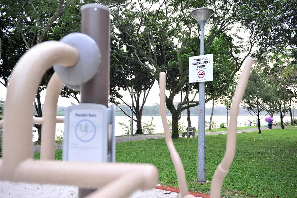 实里达下段蓄水池公园是本地其中一个无烟公园。（海峡时报档案照片）