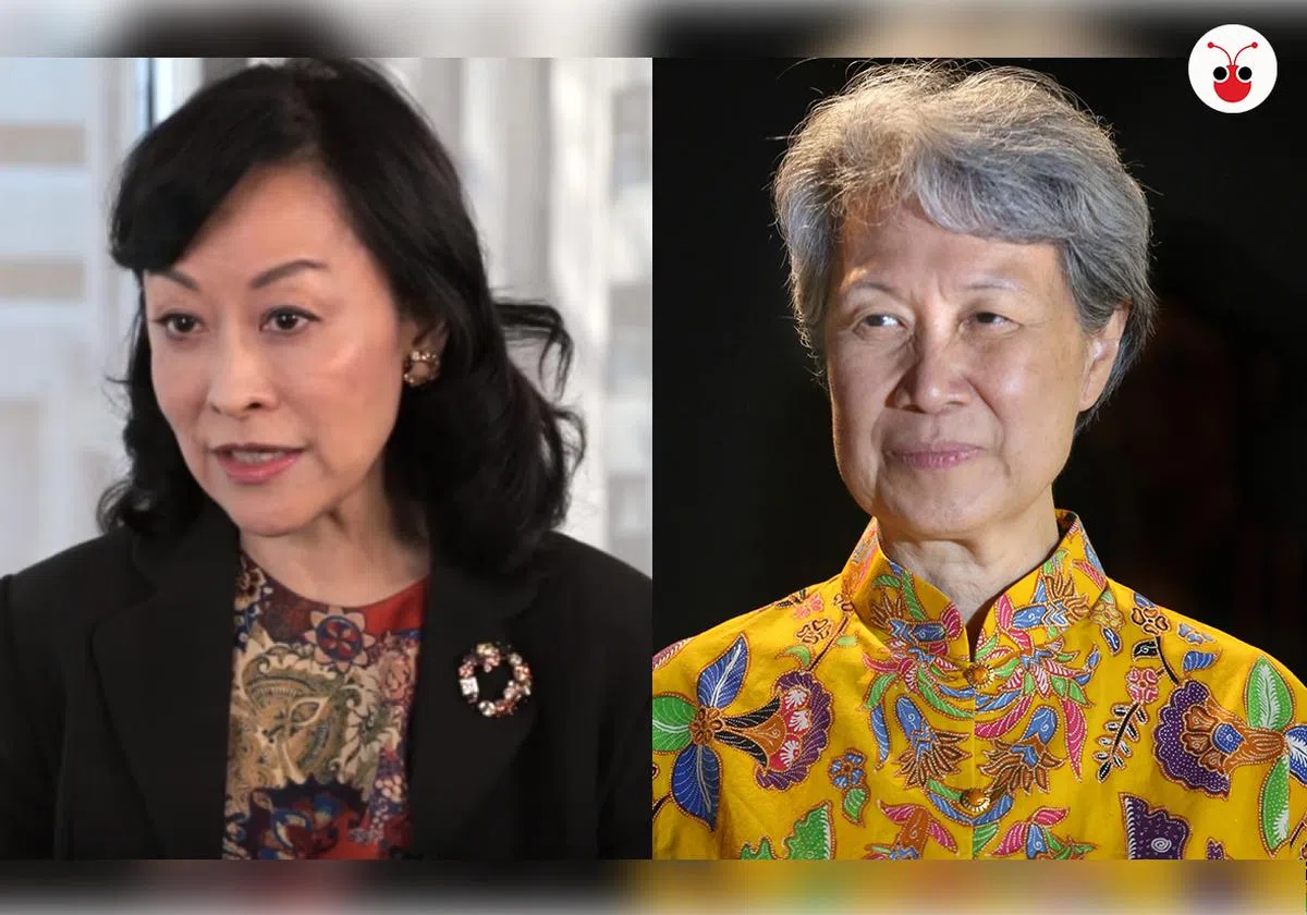  “李家美嫂”林学芬（左）与“第一阿嫂”何晶的妯娌关系引外界关注。（曾庆祥制图） 