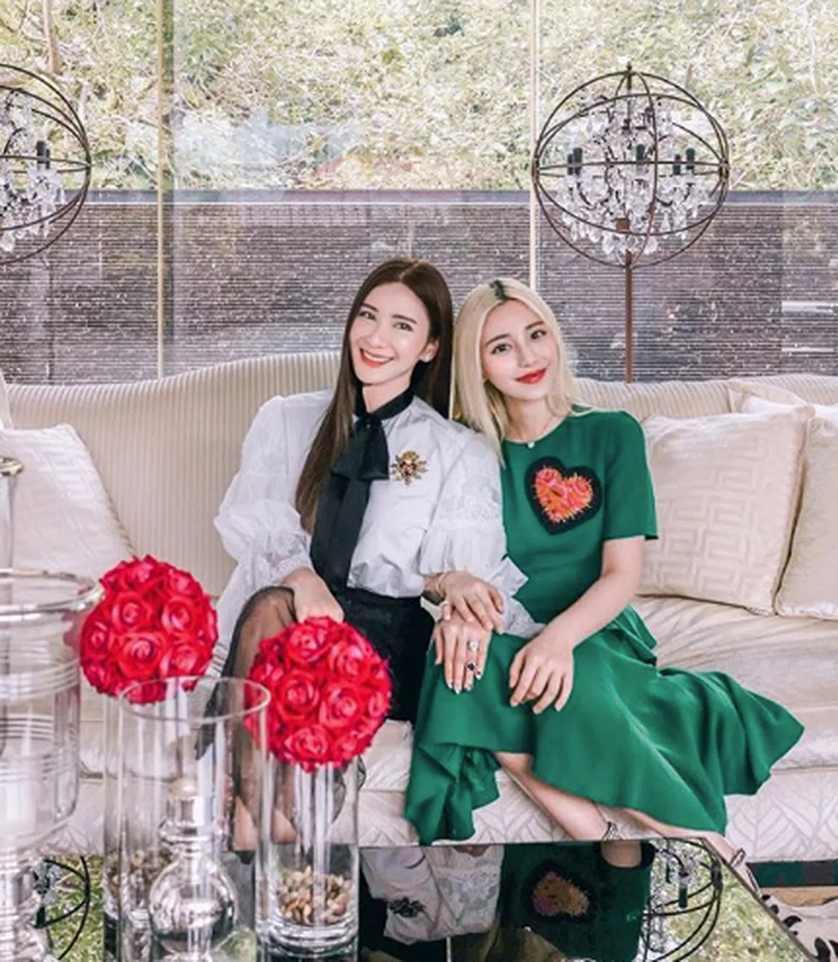  女儿Calista和妈妈关系就像朋友。（Instagram:calista） 