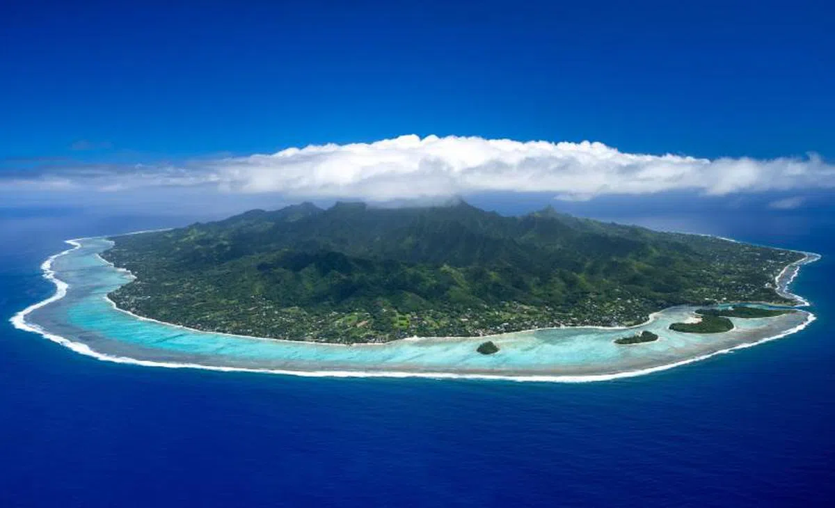 位于太平洋的库克群岛。（Cook Islands Travel）