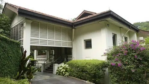 李光耀故居“欧思礼路38号”的外观（海峡时报）