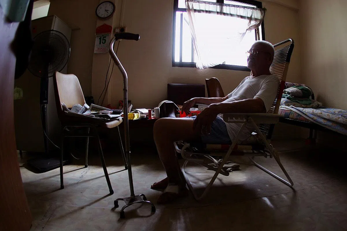  老人公寓。（联合早报） 