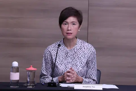 人力部长杨莉明。（通讯及新闻部提供）