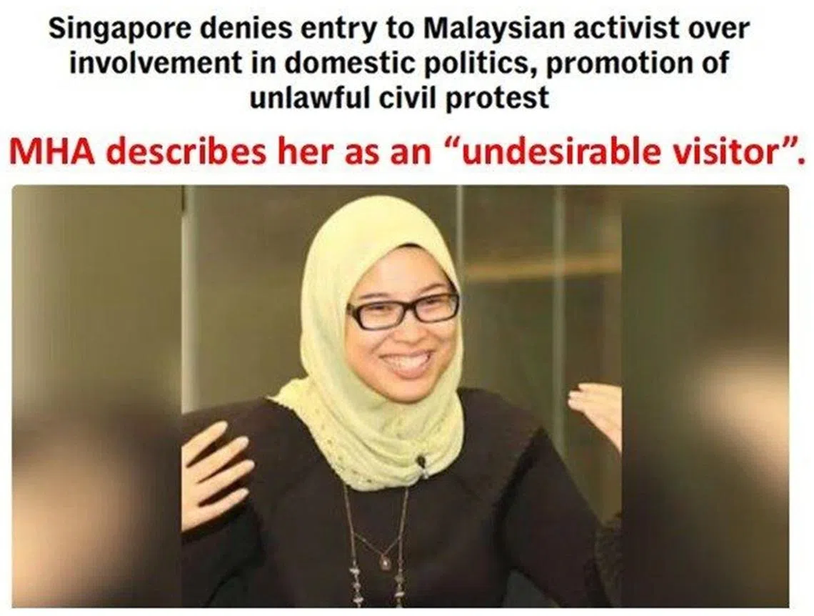 被新加坡驱逐出境的马来西亚女博士法迪娅。