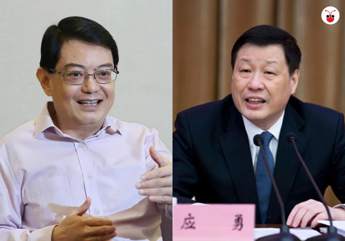  新加坡-上海全面合作理事会将成立，即将升任副总理的王瑞杰（左）和上海市长应勇将任新方和沪方主席。（郭跃男制图） 