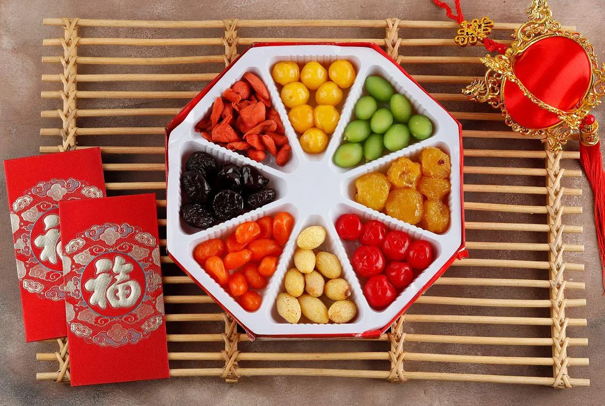 农历新年必备的八宝盒。（ALAMY）