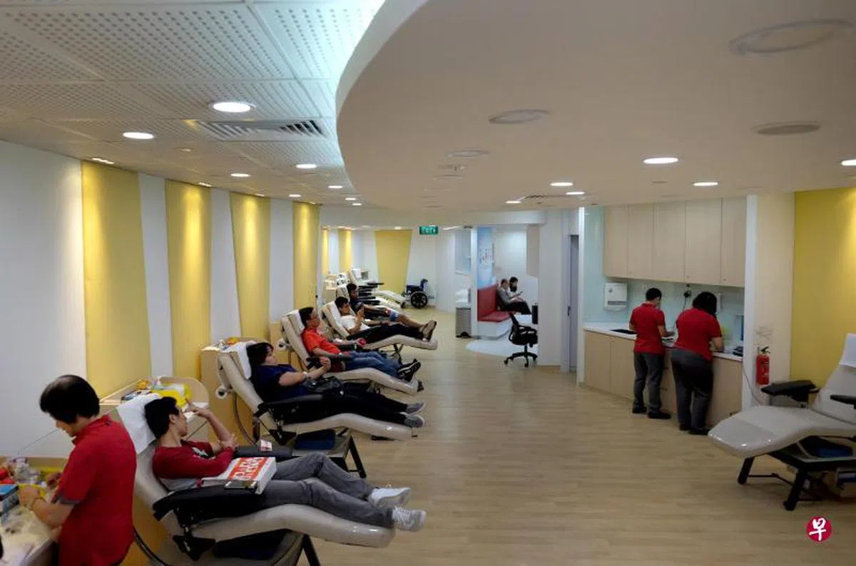  捐血者。（联合早报资料库） 