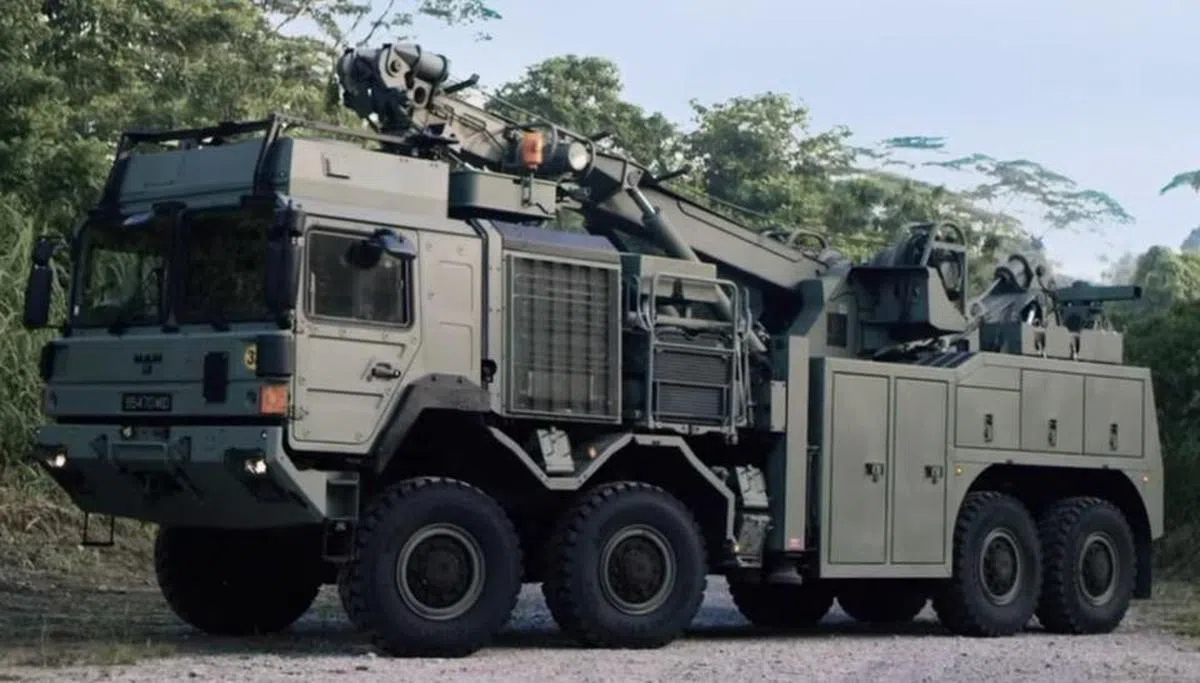  轮式救援车。（国防部面簿） 