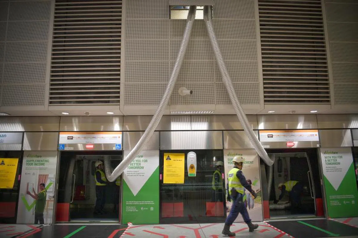 通风系统。（海峡时报）