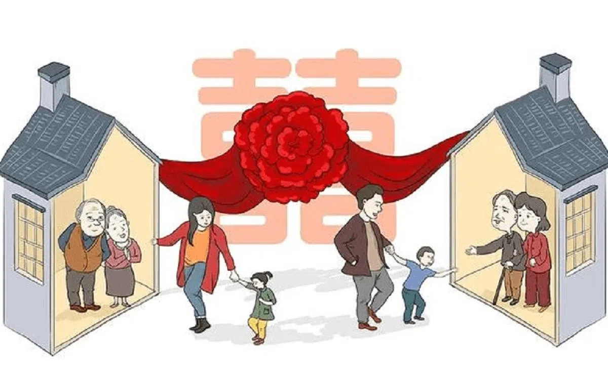 左边那家叫爷爷奶奶，右边那家也叫爷爷奶奶。（新浪网）
