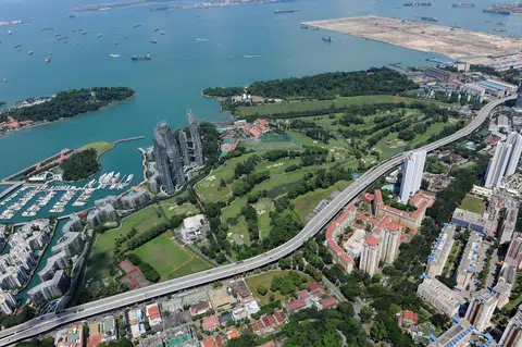 政府宣布将在南部濒水地区等黄金地段建设组屋。（市区重建局）