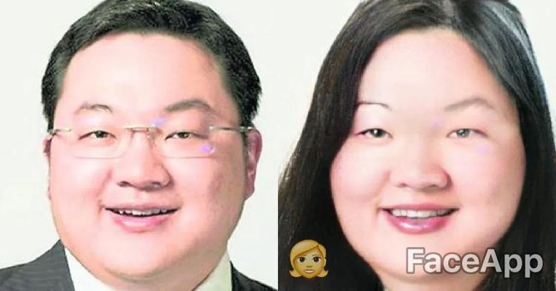 刘特佐变身大妈，喜感十足。（FaceApp）