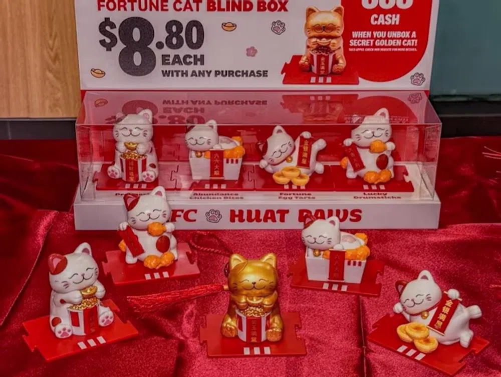 这个盲盒和目前市面上深受欢迎的玩具盲盒一样，里面就只有一个可爱的摆件，它既不是容器，也没有装载或附带任何新年食品，老实说不容易与农历新年扯上关系。