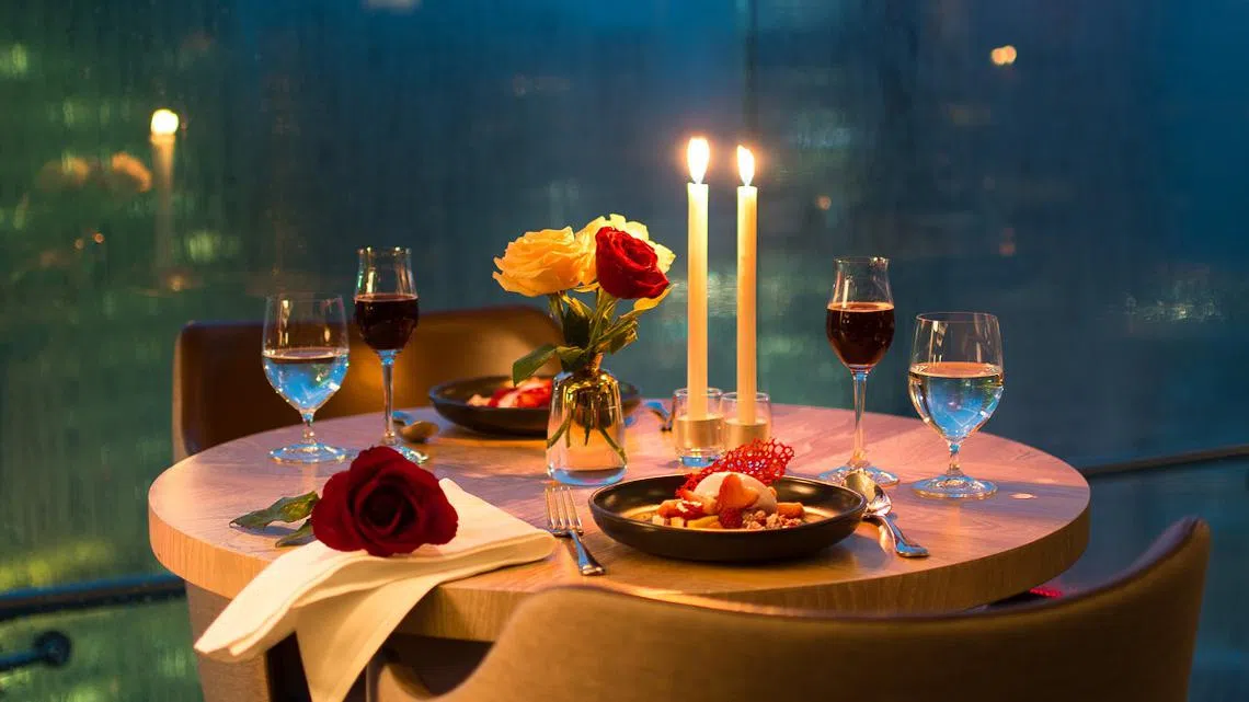 情人节大餐。（ARTEMIS GRILL）