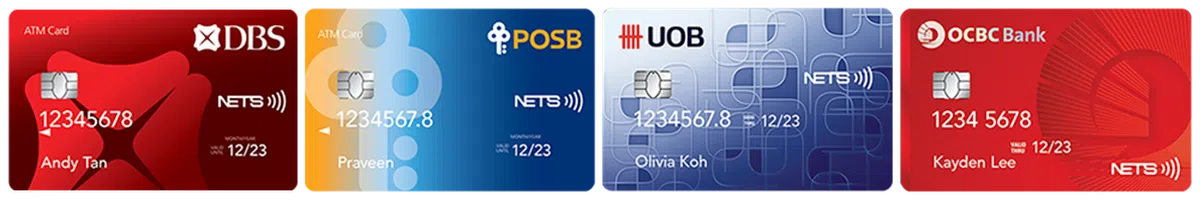  国人今后可使用星展银行、华侨银行和大华银行发行的NETS提款卡到马国消费。（NETS） 