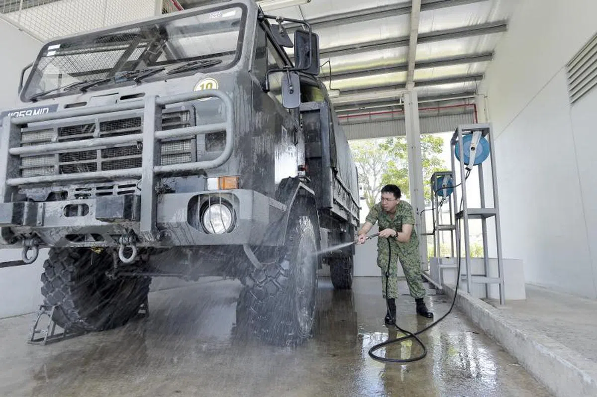  武装部队设下在2030年前减少10%水源消耗的目标。（国防部） 