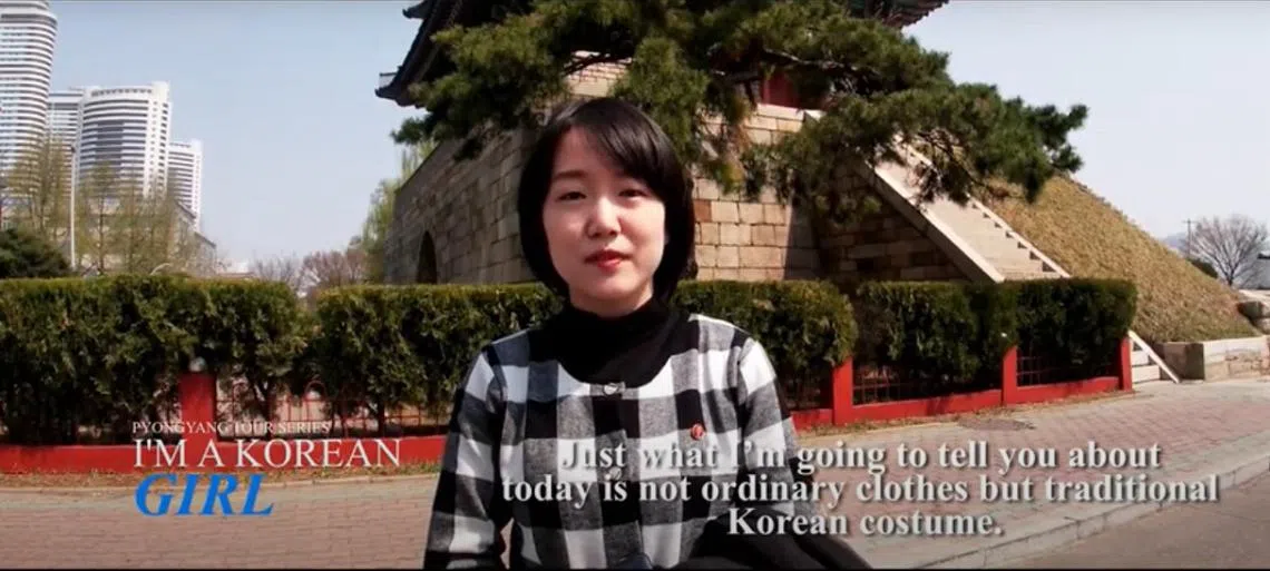 说得一口流利英语的YouTube博主恩雅来自朝鲜。（截自视频）