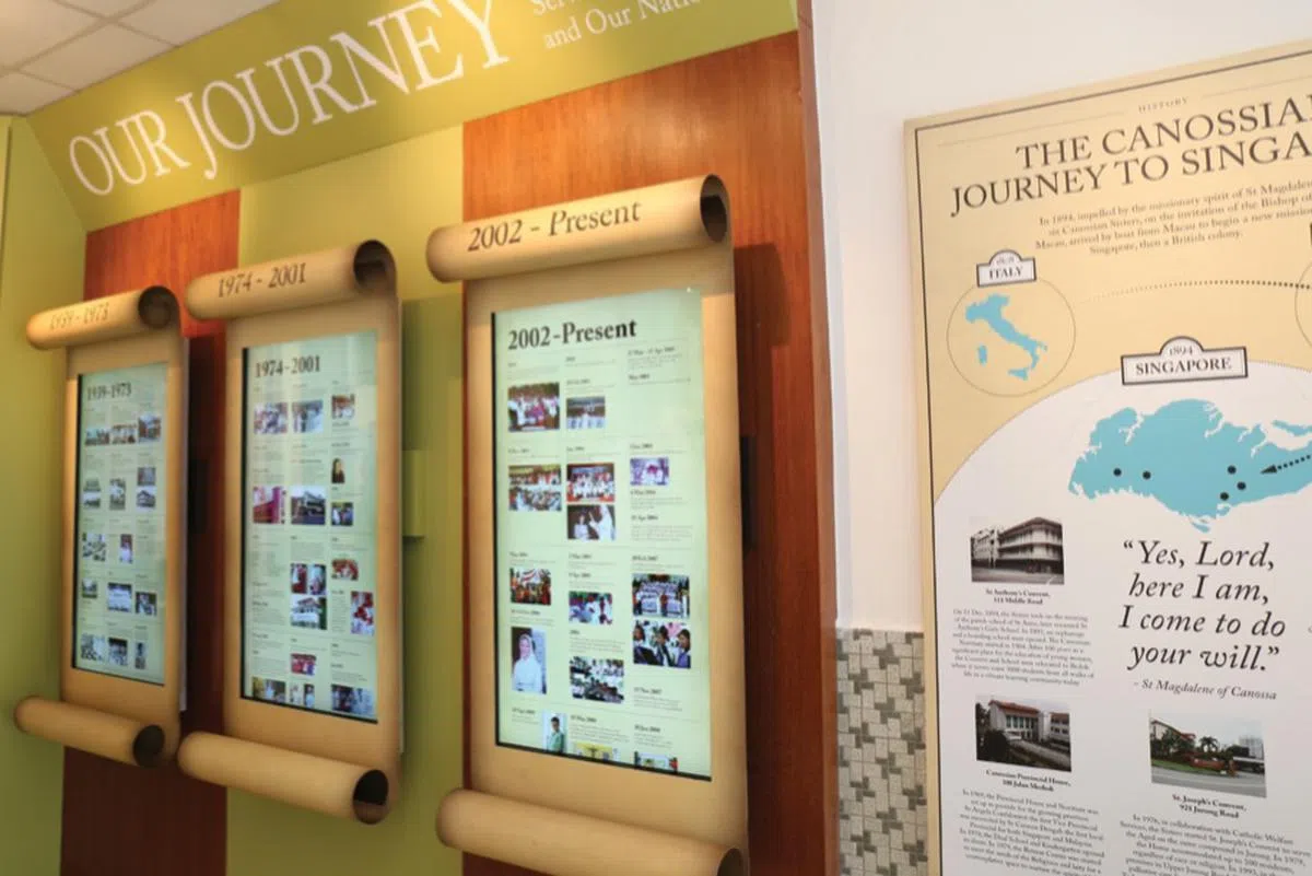  嘉诺撒仁爱会小学历史文化角落。（国家文物局） 