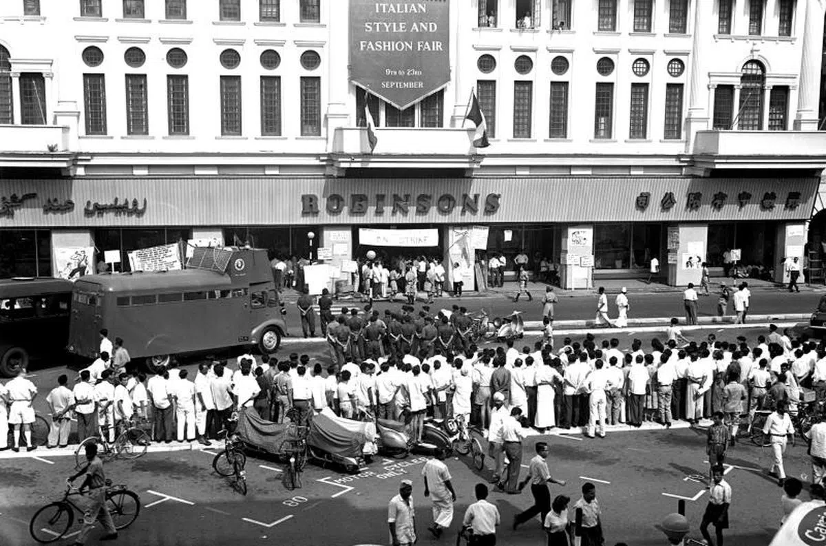  罗敏申百货成立于1858年。（南洋商报） 