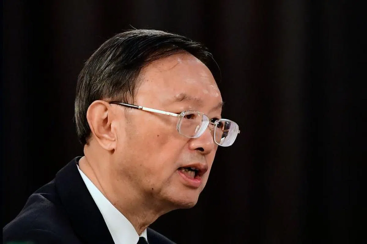  杨洁篪对美国提出严厉批评。（法新社） 